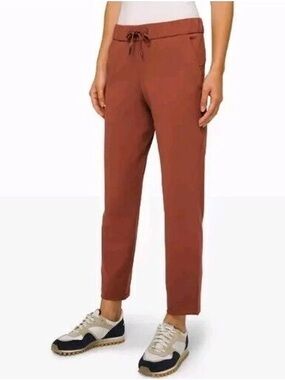 lululemon On The Fly 7/8 Jogger Pants in Rustic Clay 8